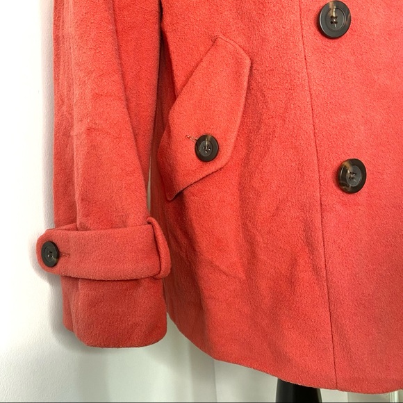 Talbots Double Breasted Wool Coat - Picture 4 of 16